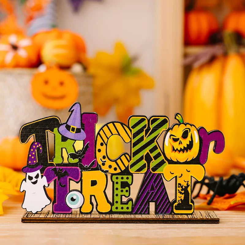 Halloween wooden tabletop ornament – view 6