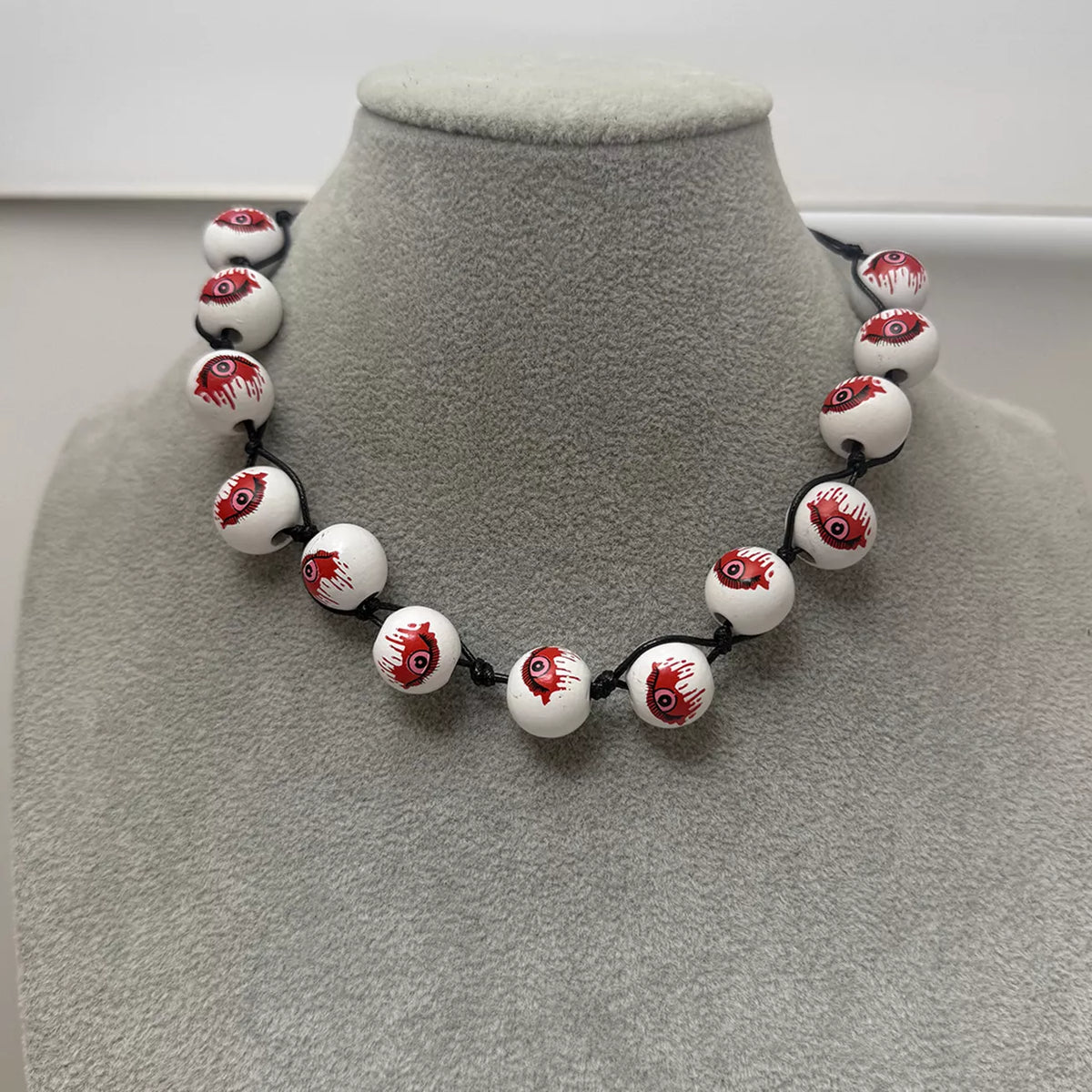 Halloween beaded choker necklace – view 2