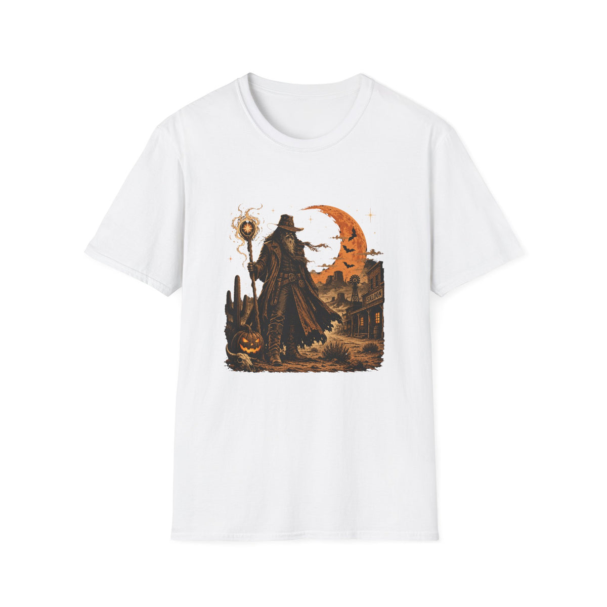 Witch Hunter T-Shirt — Gothic Halloween Wizard Design