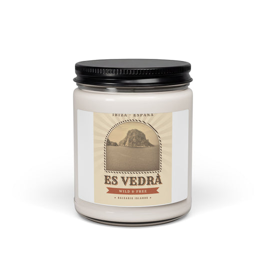 Es Vedrà Scented Soy Candle — Ibiza Vintage Jar Candle, 9 oz