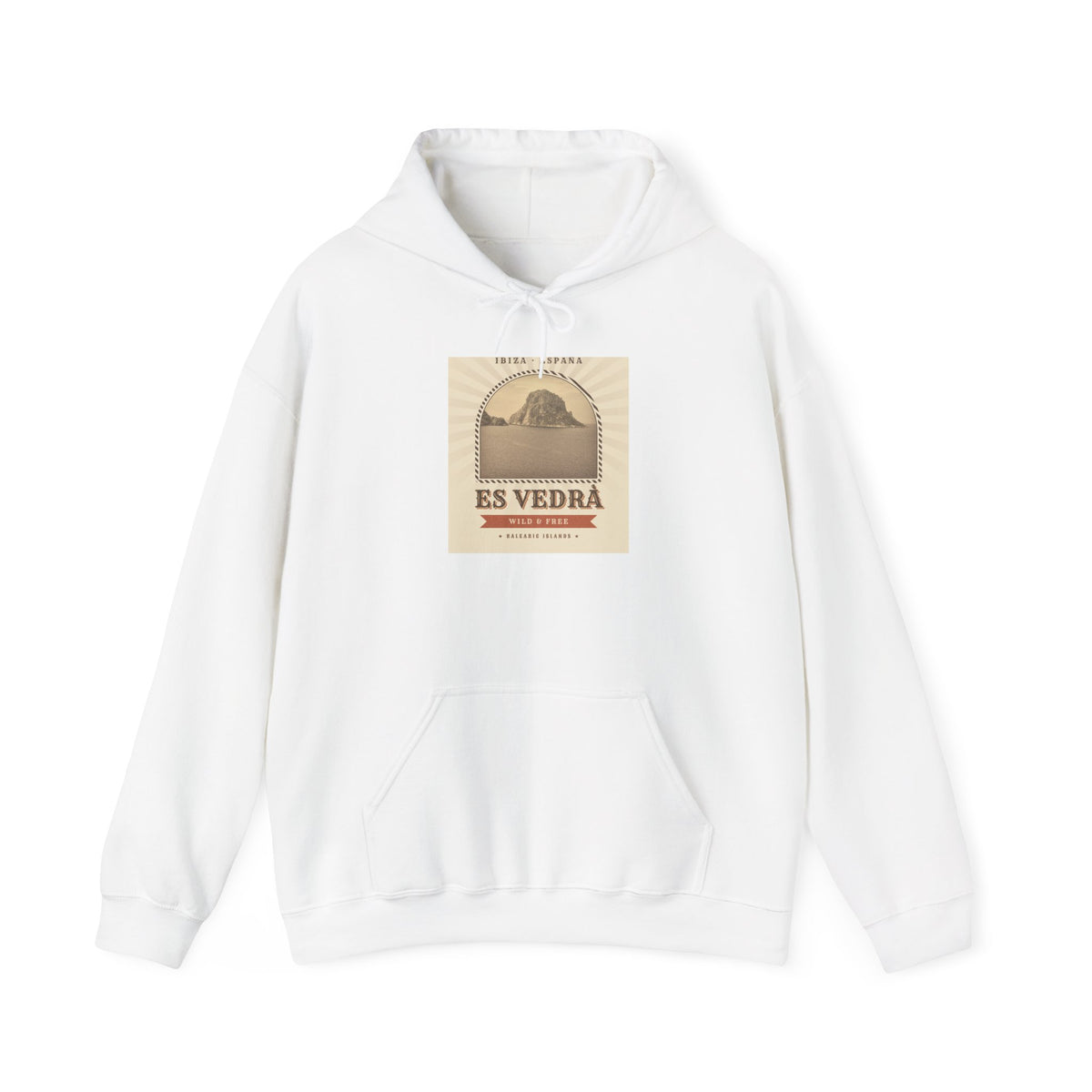 Es Vedrà Ibiza Sunset Travel Hoodie