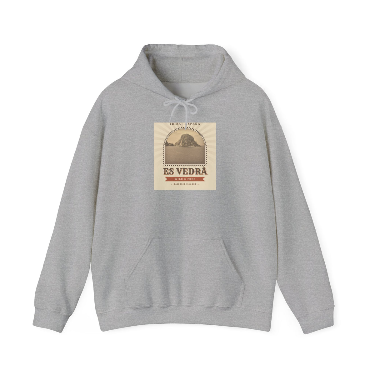 Es Vedrà Ibiza Sunset Travel Hoodie