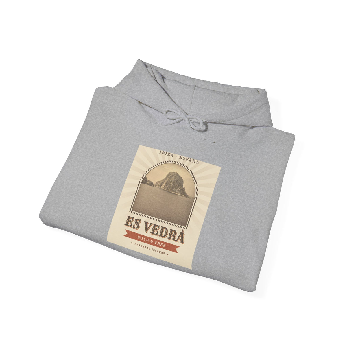 Es Vedrà Ibiza Sunset Travel Hoodie