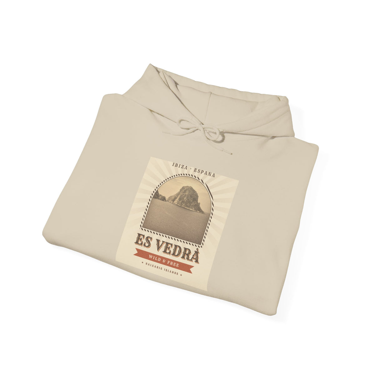 Es Vedrà Ibiza Sunset Travel Hoodie