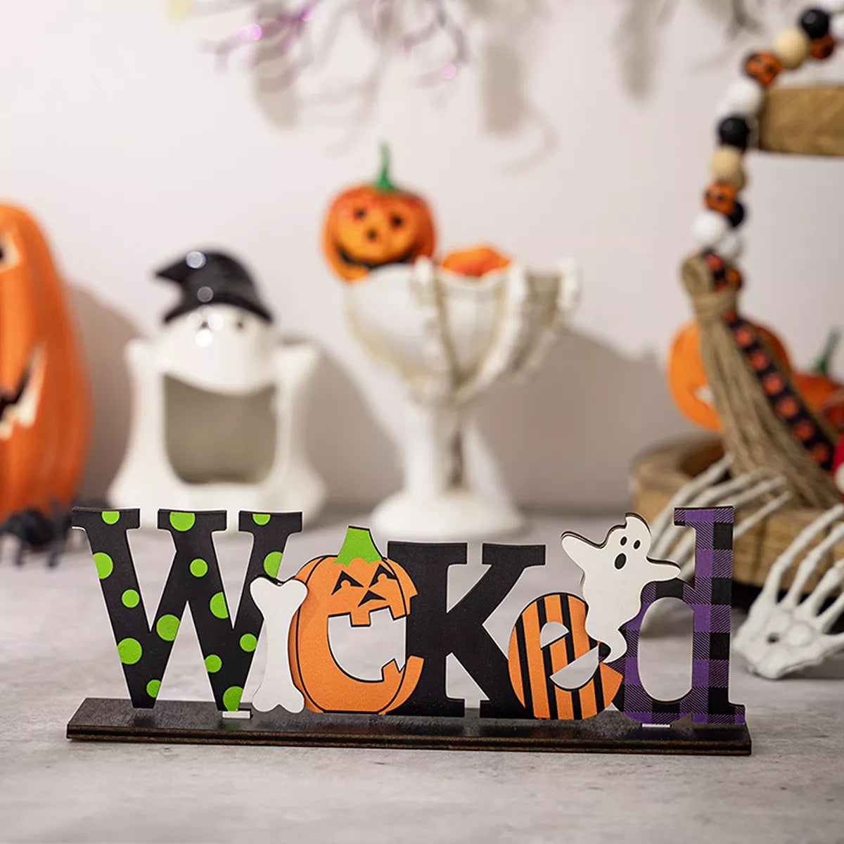 Wicked and Spooky Halloween wooden signs set – view 7