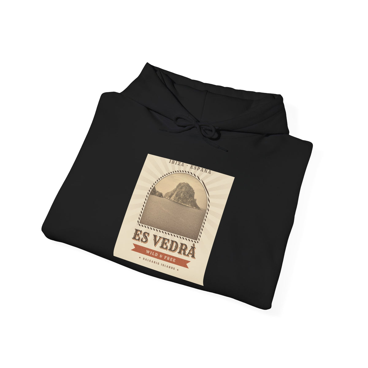 Es Vedrà Ibiza Sunset Travel Hoodie