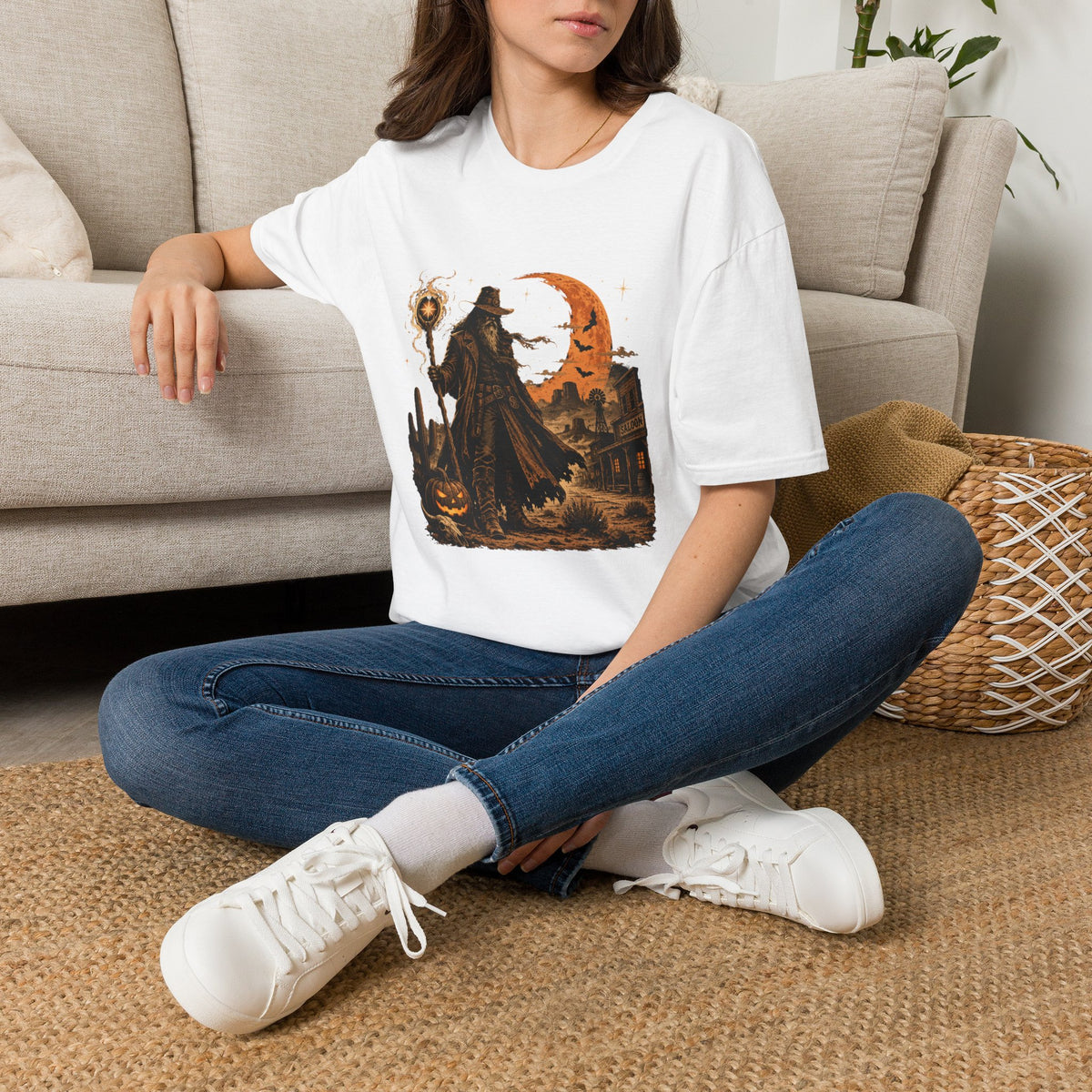 Witch Hunter T-Shirt — Gothic Halloween Wizard Design