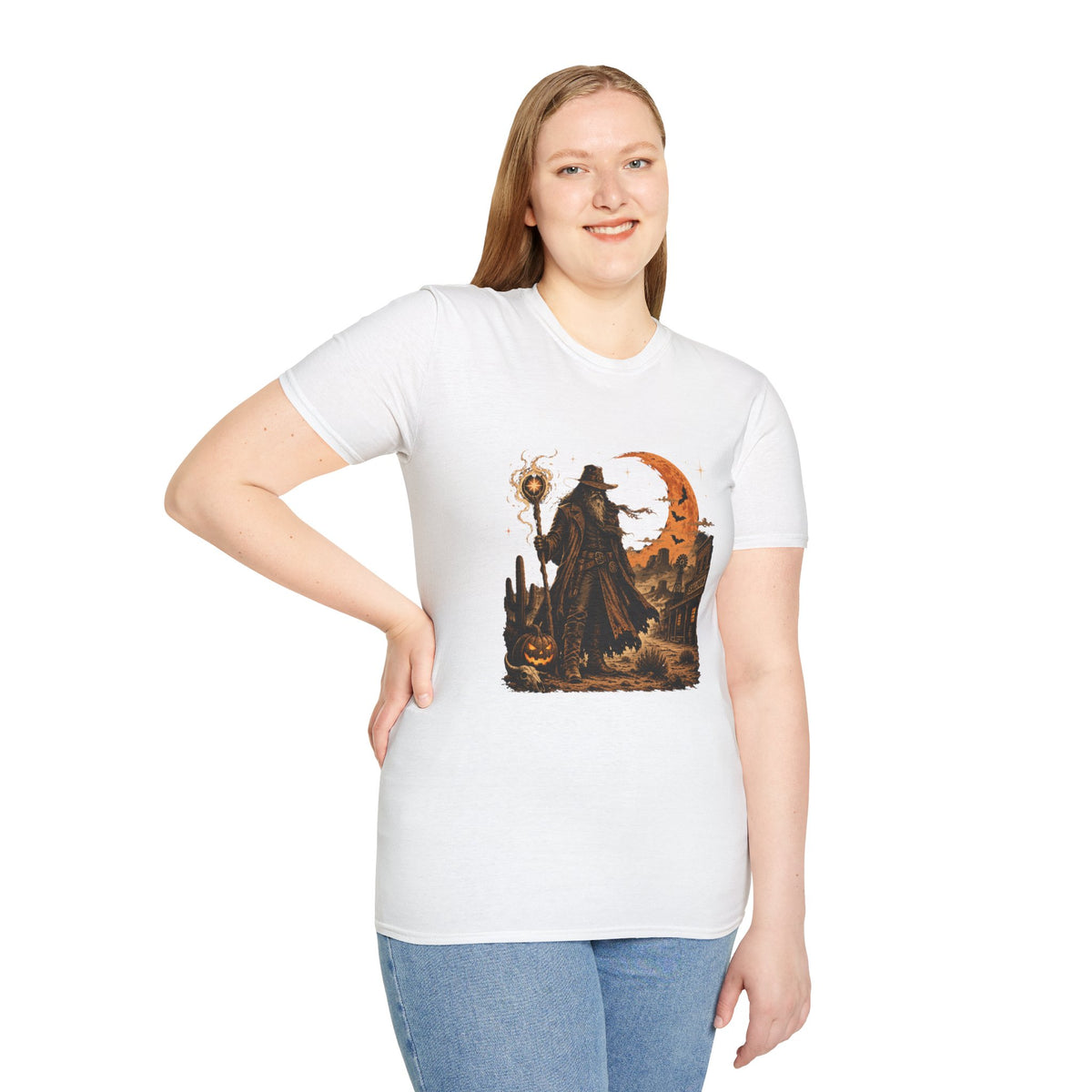 Witch Hunter T-Shirt — Gothic Halloween Wizard Design
