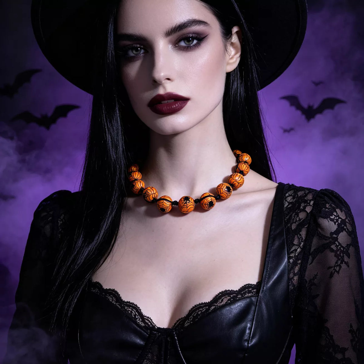 Halloween beaded choker necklace – view 7