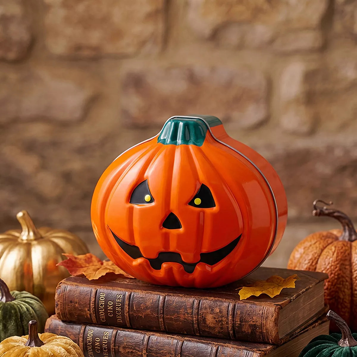 Pumpkin-shaped Halloween storage box – view 3