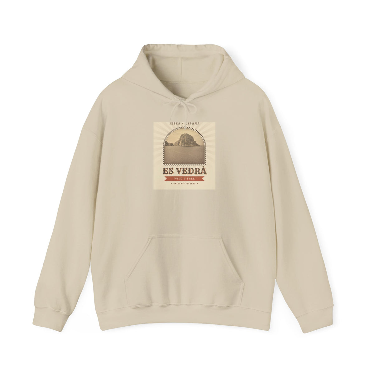 Es Vedrà Ibiza Sunset Travel Hoodie