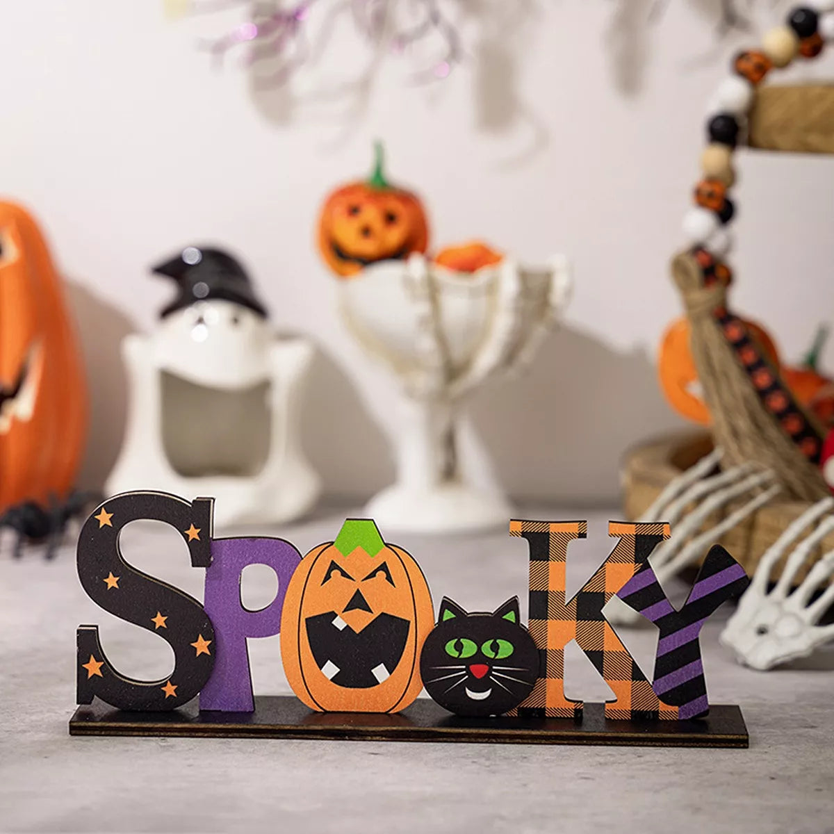 Wicked and Spooky Halloween wooden signs set – view 9