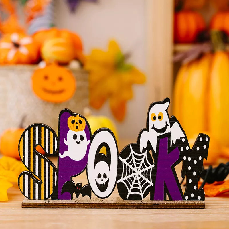 Halloween wooden tabletop ornament – view 5